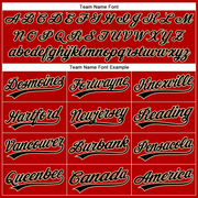 Custom Red Black-City Cream Performance Vapor Golf Polo Shirt