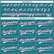 Custom Teal White-Navy Performance Vapor Golf Polo Shirt