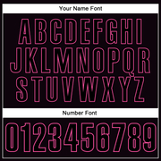 Custom Black Pink 3D Pink Ribbon Breast Cancer Awareness Month Women Health Care Support Performance Polo Shirt