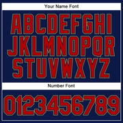 Custom Navy Red-Old Gold Performance Vapor Golf Polo Shirt