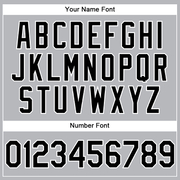 Custom Gray Black-White Performance Vapor Golf Polo Shirt