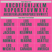 Custom Pink Kelly Green Performance Golf Polo Shirt