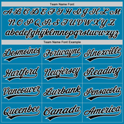 Custom Panther Blue Black-White Performance Vapor Golf Polo Shirt