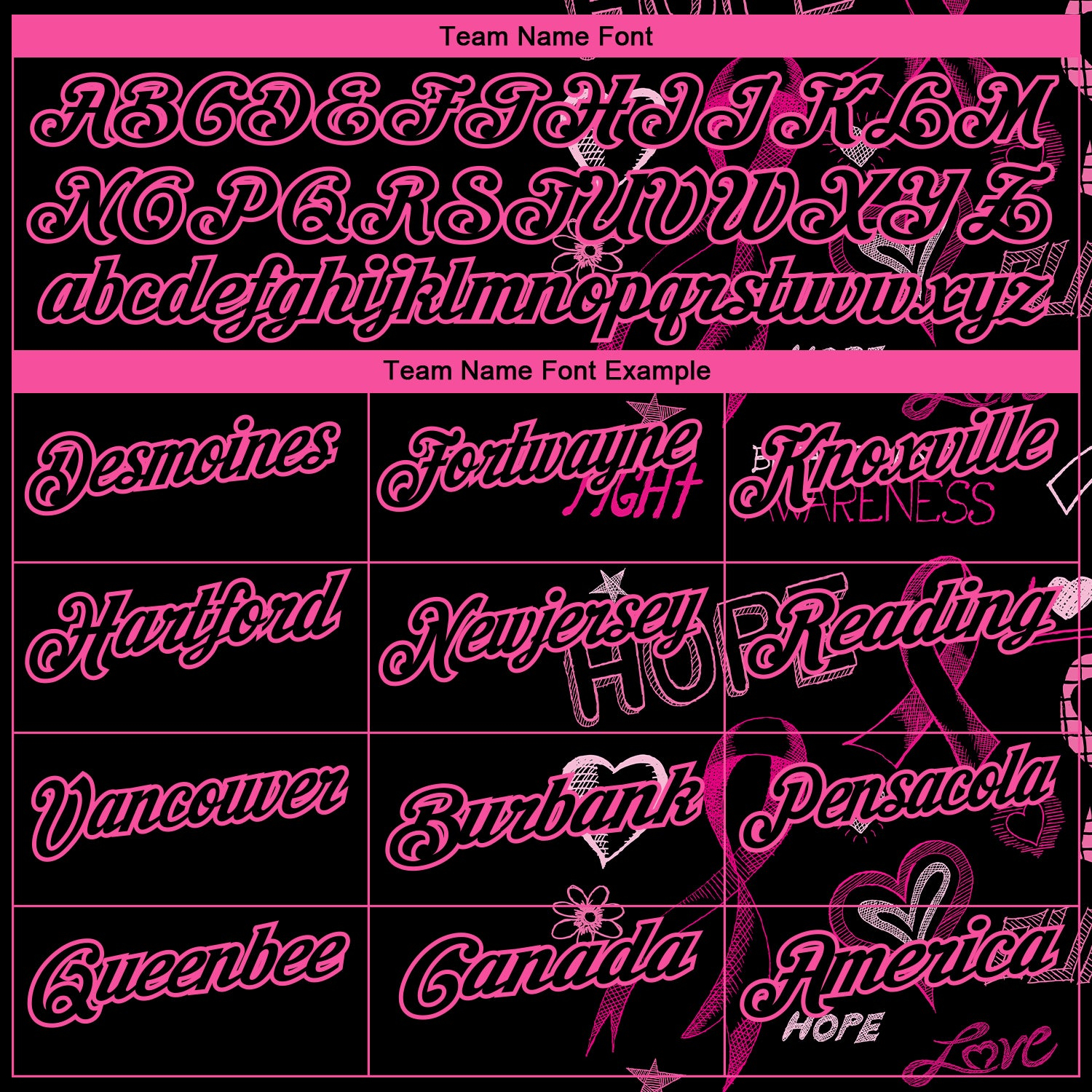 Custom Black Pink 3D Pattern Design Pink Ribbon Breast Cancer Awareness Month Women Health Care Support Performance Golf Polo Shirt