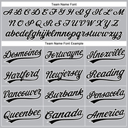 Custom Gray Black-White Performance Vapor Golf Polo Shirt