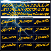 Custom Navy Gold 3D Cornhole Performance Polo Shirt