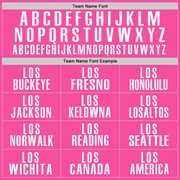 Custom Pink White Performance Golf Polo Shirt