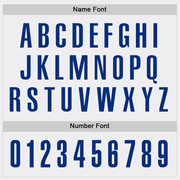 Custom White Royal Performance Golf Polo Shirt