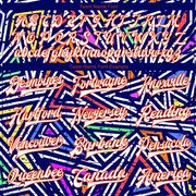 Custom Graffiti Pattern White-Orange Abstract Geometric Grunge Urban Street Art 3D Bomber Full-Snap Varsity Letterman Jacket