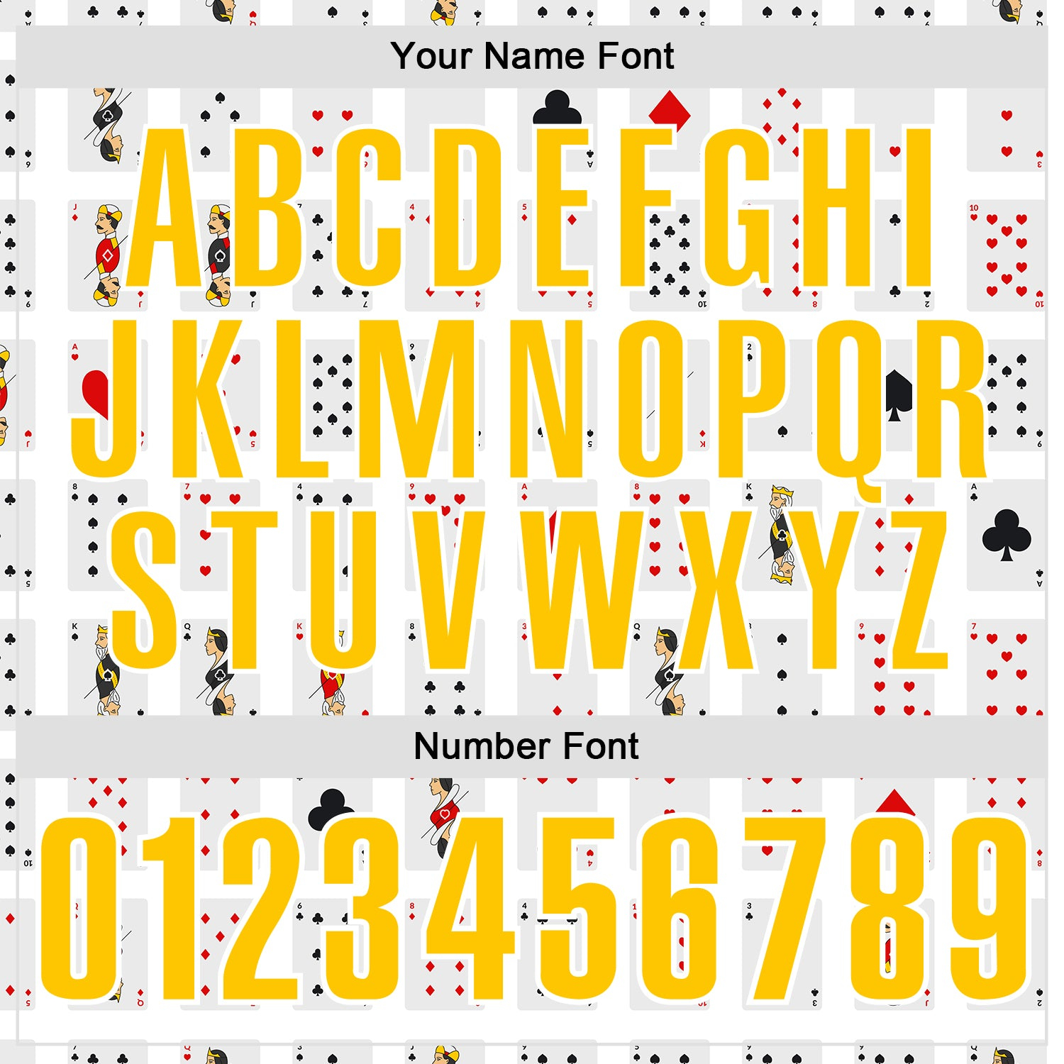 Custom White Yellow 3D Gambling Poker Performance Polo Shirt