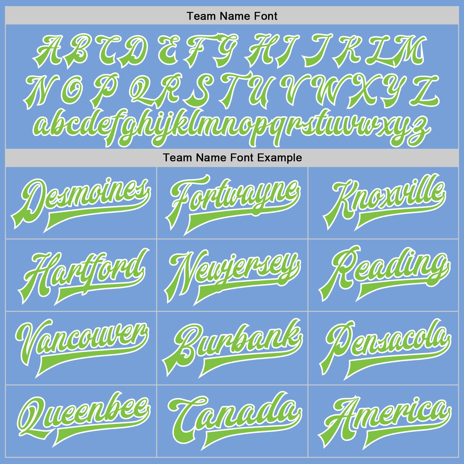 Custom Light Blue Neon Green-White Bomber Full-Snap Varsity Letterman Jacket