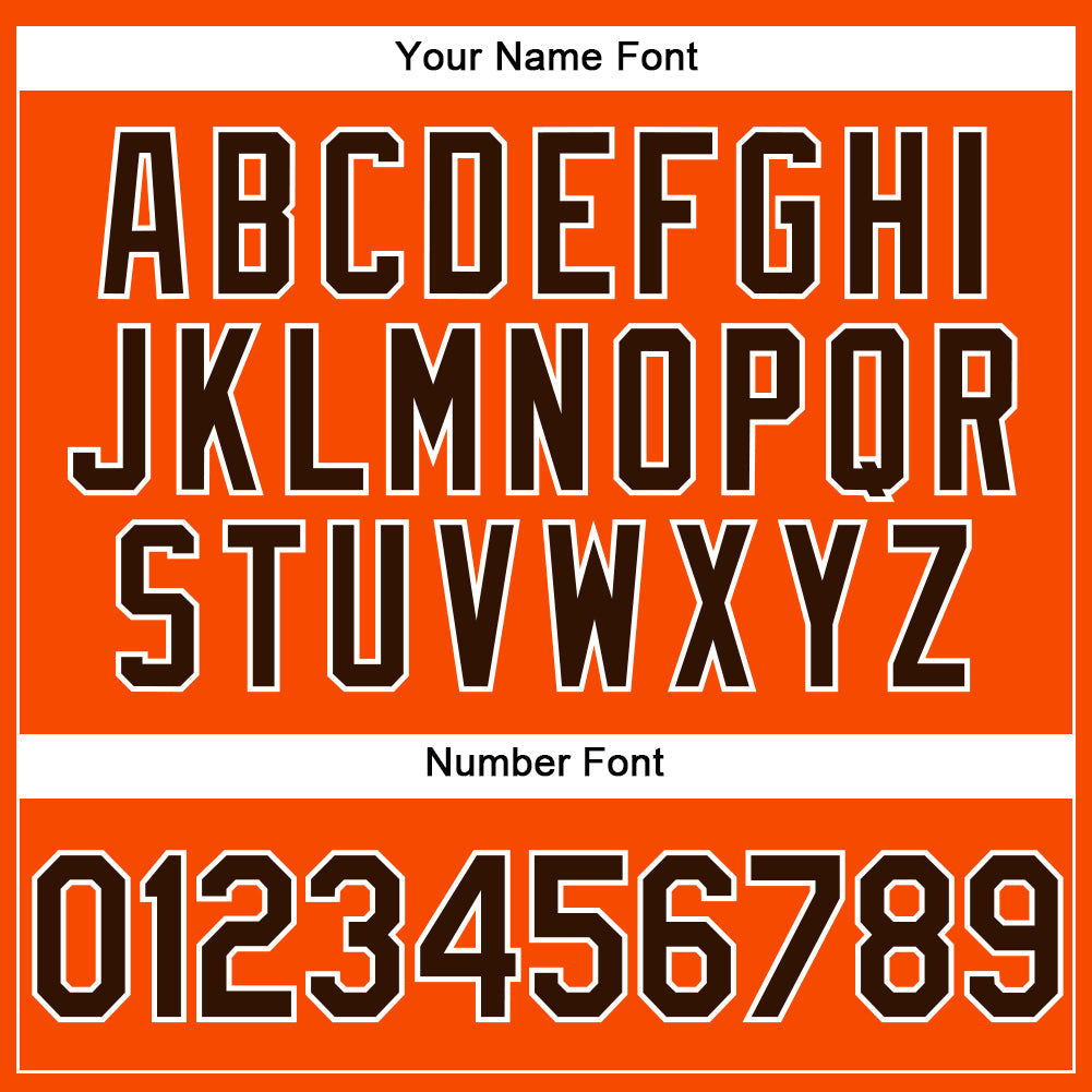 Custom Orange Brown-White Performance Vapor Golf Polo Shirt