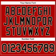 Custom Red Black-City Cream Performance Vapor Golf Polo Shirt