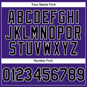 Custom Purple Black-White Performance Vapor Golf Polo Shirt