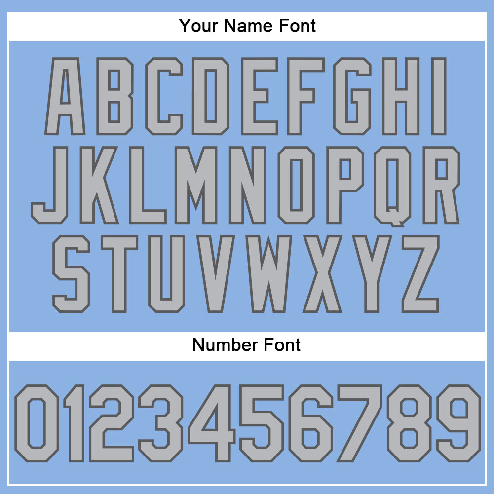 Custom Light Blue Gray-Steel Gray Performance Vapor Golf Polo Shirt