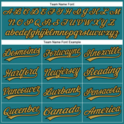 Custom Teal Black-Old Gold Performance Vapor Golf Polo Shirt