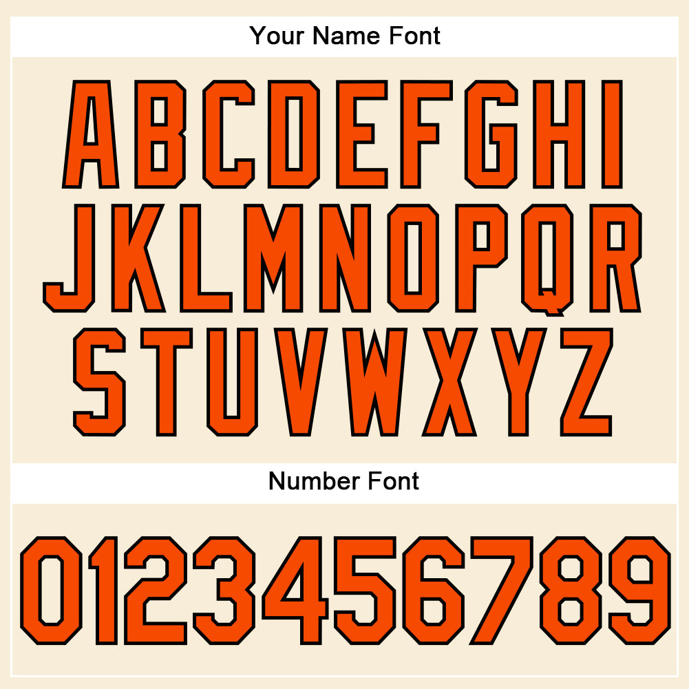 Custom Cream Orange-Black Performance Vapor Golf Polo Shirt