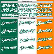 Custom White Kelly Green-Bay Orange 3D St. Patrick's Day Shamrock Performance Polo Shirt