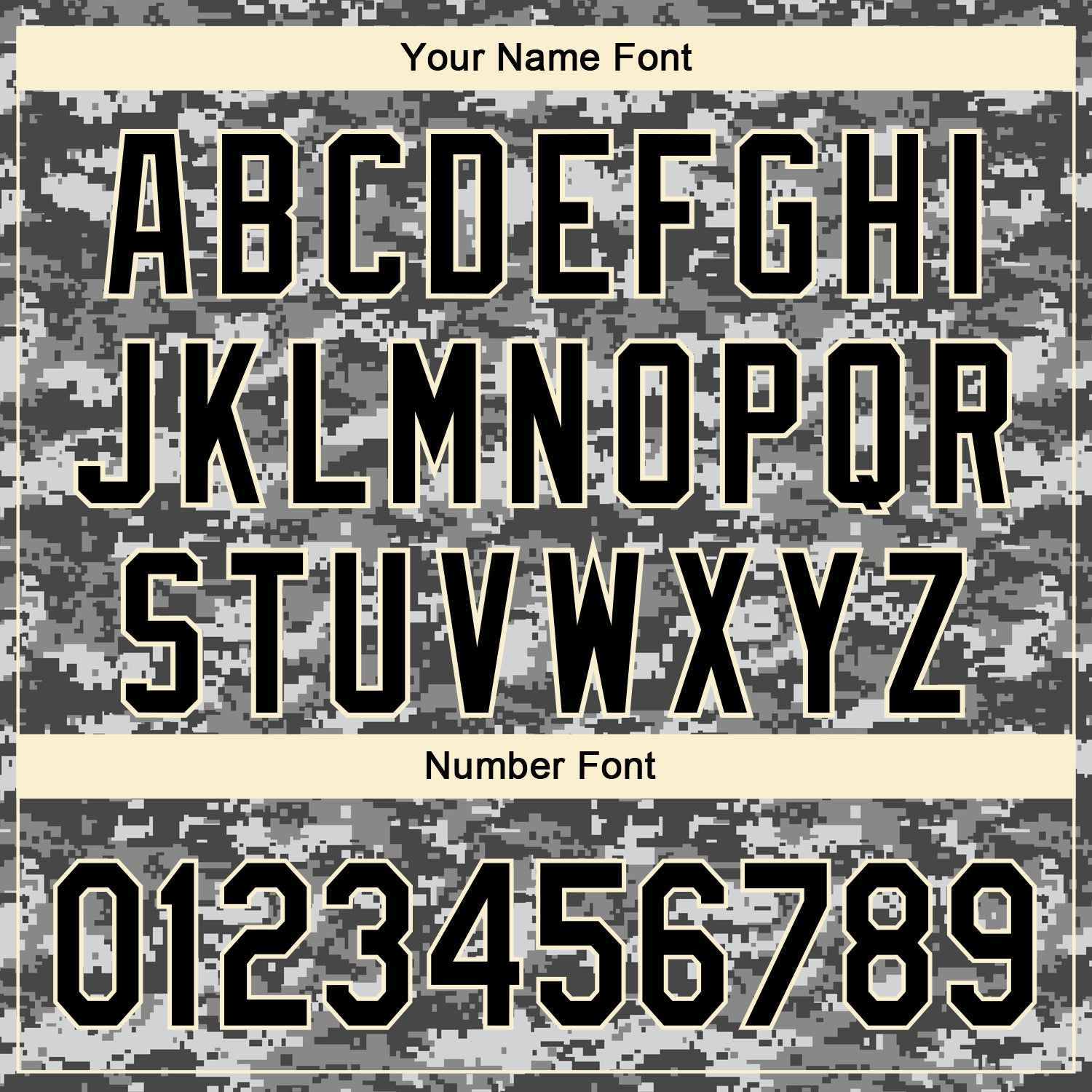 Custom Camo Black-Cream 3D Performance Salute To Service Golf Polo Shirt