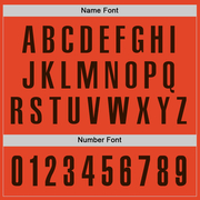 Custom Orange Brown Performance Golf Polo Shirt