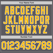 Custom Steel Gray Gold-White Performance Vapor Golf Polo Shirt