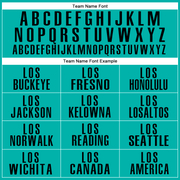 Custom Aqua Black-White 3D Pattern Design Animal Leopard Performance Polo Shirt