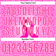 Custom Deep Pink Pink-White 3D Pink Ribbon Breast Cancer Awareness Month Women Health Care Support Performance Polo Shirt