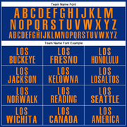 Custom Royal Bay Orange Red-Black 3D Pattern Design Animal Eagle Performance Polo Shirt