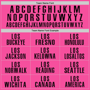 Custom Pink Black Performance Golf Polo Shirt