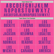 Custom Pink Purple Performance Golf Polo Shirt