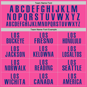 Custom Pink Royal Performance Golf Polo Shirt