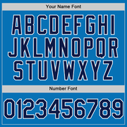 Custom Blue Navy-White Performance Vapor Golf Polo Shirt