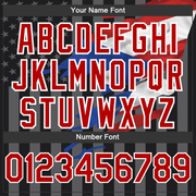 Custom Black Red-Gray Puerto Rico Puerto Rican Flag 3D Bomber Full-Snap Varsity Letterman Hoodie Jacket