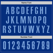 Custom Royal Light Blue Performance Golf Polo Shirt