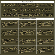 Custom Olive Camo-Black Performance Vapor Salute To Service Golf Polo Shirt