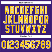 Custom Purple Gold-White Performance Vapor Golf Polo Shirt