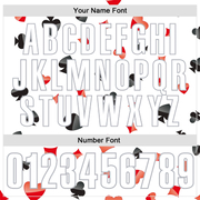 Custom White Gray 3D Gambling Poker Performance Polo Shirt