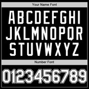 Custom Black White Bomber Full-Snap Varsity Letterman Hoodie Jacket