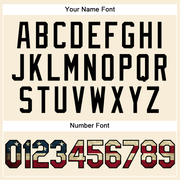 Custom Cream Vintage USA Flag-Black Performance Vapor Golf Polo Shirt