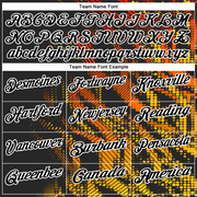 Custom Black Gold-White 3D Bowling Geometric Shape Performance Polo Shirt