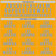 Custom Gold Light Blue Performance Golf Polo Shirt