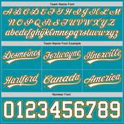 Custom Teal White Black-Gold Authentic Throwback Basketball Shorts