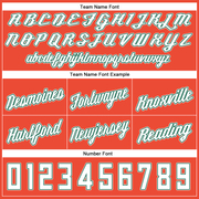 Custom Orange White-Hunter Green Authentic Throwback Basketball Shorts