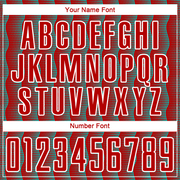 Custom Red Aqua-White Geometric Shape Sublimation Soccer Uniform Jersey