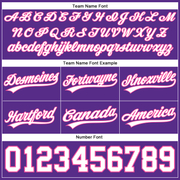 Custom Purple White-Pink Authentic Throwback Basketball Shorts