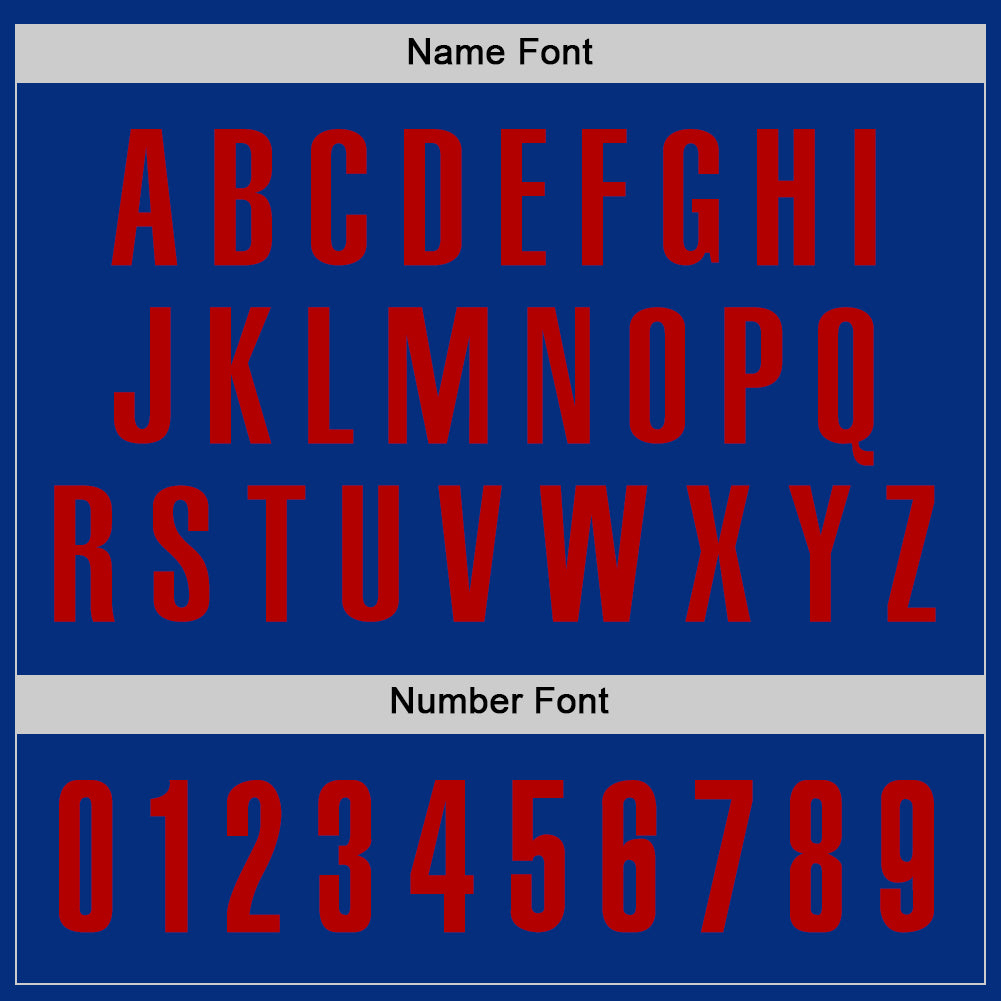 Custom Royal Red Performance Golf Polo Shirt