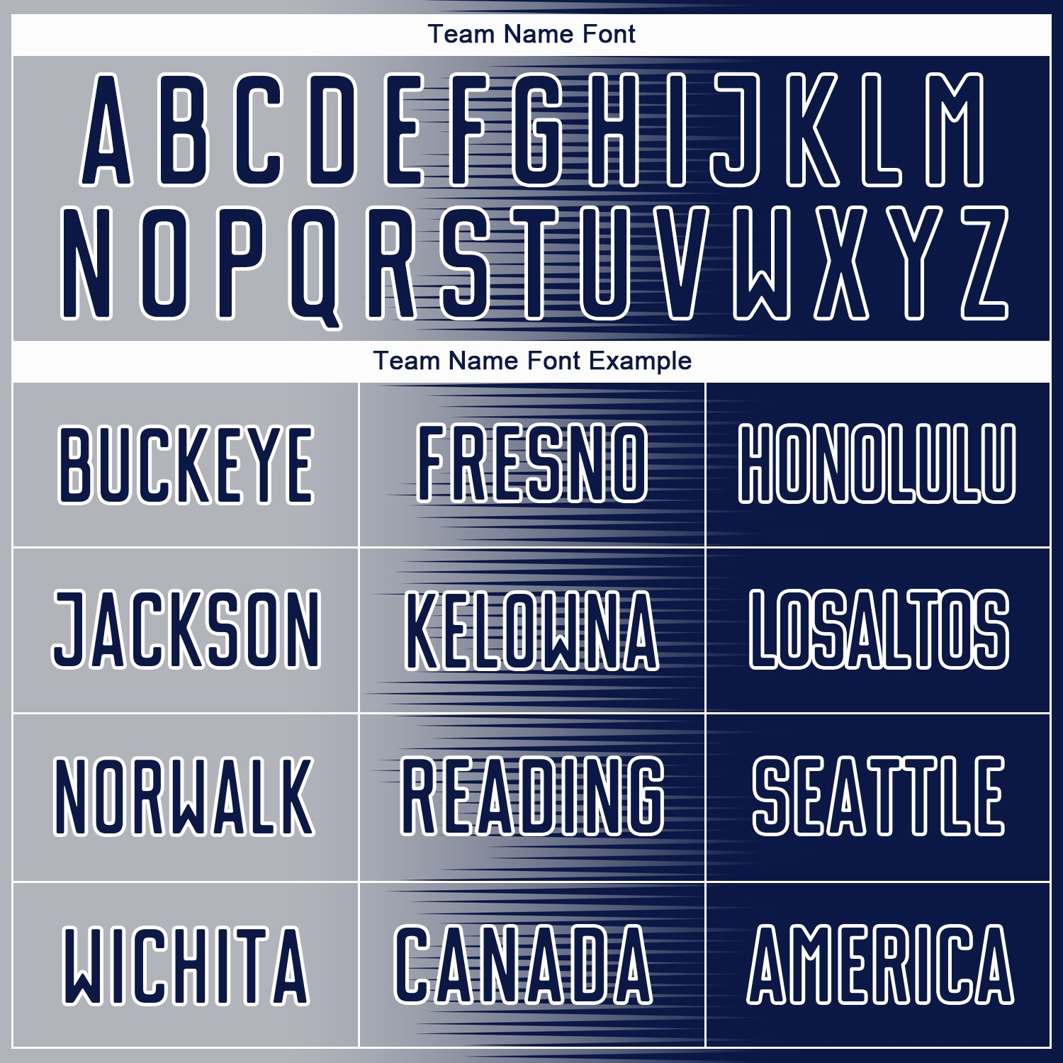 Custom Navy Gray-White Gradient Line Sublimation Soccer Uniform Jersey