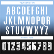 Custom Light Blue White-Black Sublimation Long Sleeve Fade Fashion Soccer Uniform Jersey