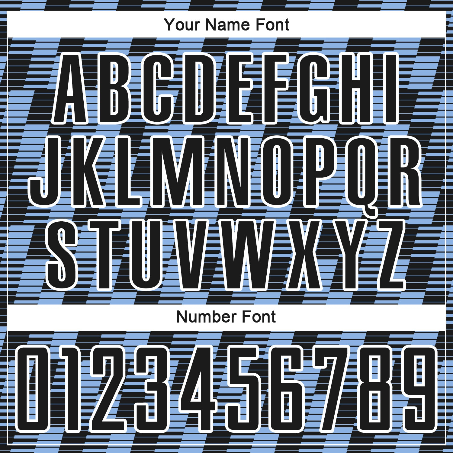 Custom Black Light Blue-White Line Sublimation Soccer Uniform Jersey