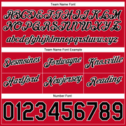 Custom Gold Black-Red Authentic Throwback Split Fashion Basketball Shorts